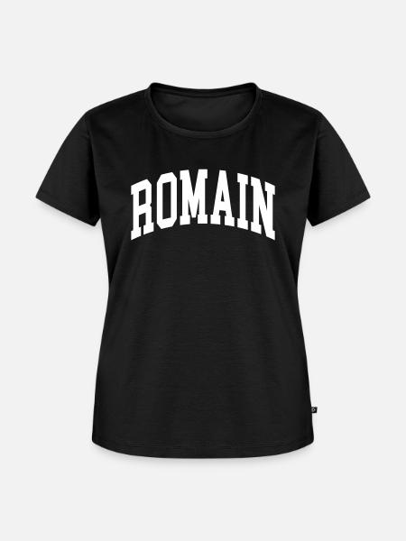 Romain - Frauen Premium Bio T-Shirt - Schwarz