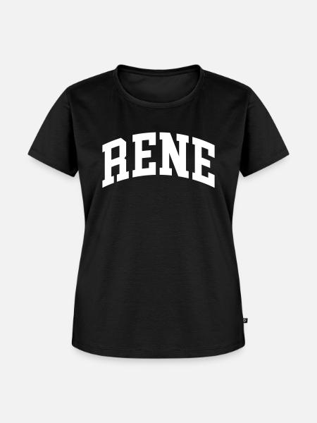 Rene - Frauen Premium Bio T-Shirt - Schwarz