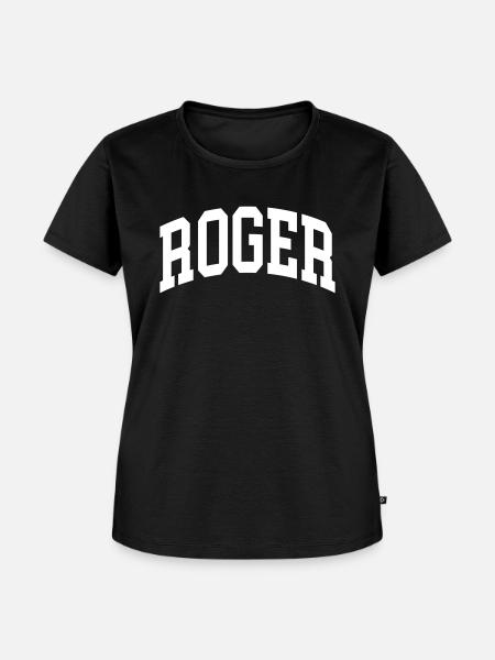 Roger - Frauen Premium Bio T-Shirt - Schwarz