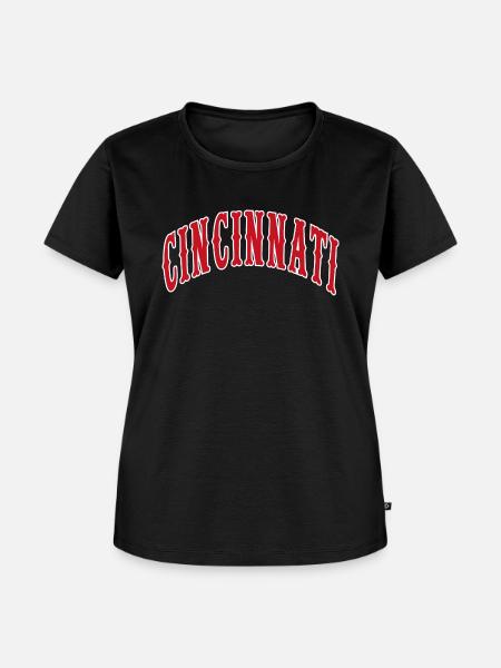 Cincinnati - Frauen Premium Bio T-Shirt - Schwarz