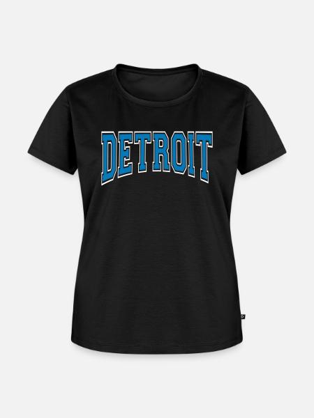 Detroit - Frauen Premium Bio T-Shirt - Schwarz