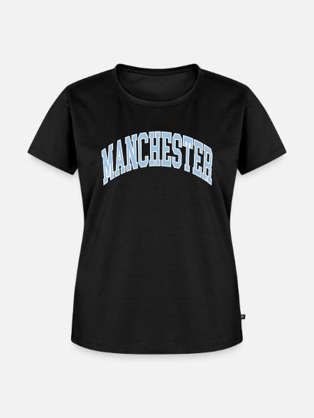 Manchester - Frauen Premium Bio T-Shirt - Schwarz