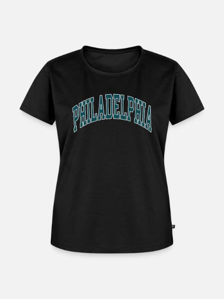 Philadelphia - Frauen Premium Bio T-Shirt - Schwarz