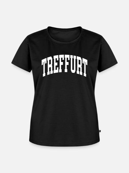 Treffurt - Frauen Premium Bio T-Shirt - Schwarz