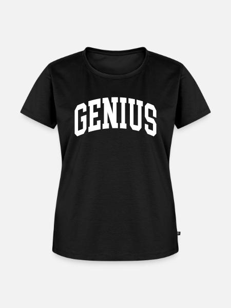 Genius - Frauen Premium Bio T-Shirt - Schwarz