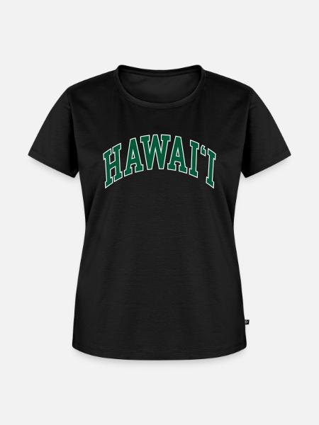Hawaii - Frauen Premium Bio T-Shirt - Schwarz