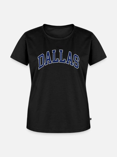 Dallas - Frauen Premium Bio T-Shirt - Schwarz