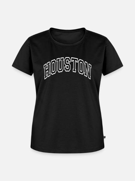 Houston - Frauen Premium Bio T-Shirt - Schwarz