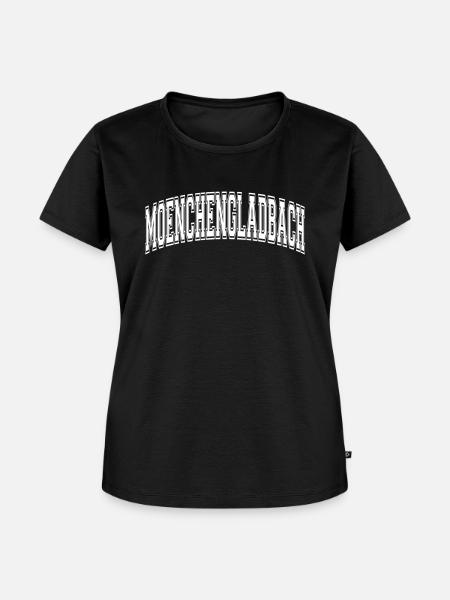 Mönchengladbach - Frauen Premium Bio T-Shirt - Schwarz
