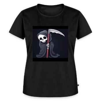 The Grim Reaper - Women's Premium Organic T-shirt - black - Front - Selfina (174cm)