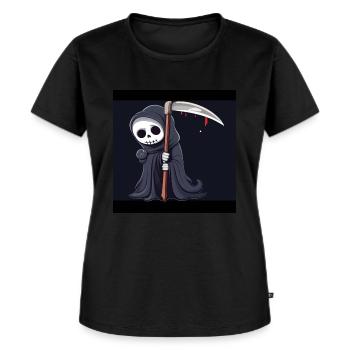 The Grim Reaper - Women's Premium Organic T-shirt - black - Front - Selfina (174cm)