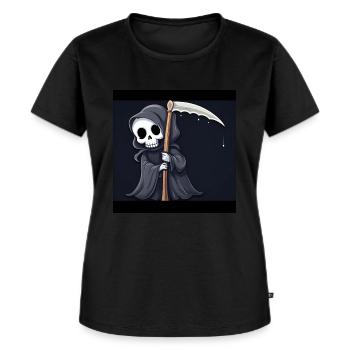 The Grim Reaper - Women's Premium Organic T-shirt - black - Front - Selfina (174cm)
