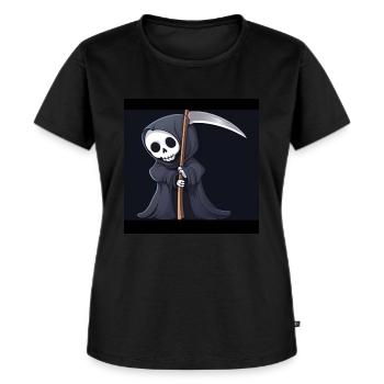 The Grim Reaper - Women's Premium Organic T-shirt - black - Front - Selfina (174cm)