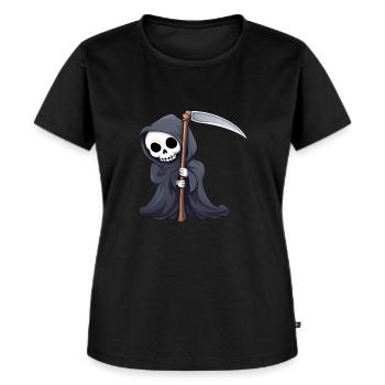 The Grim Reaper - Women's Premium Organic T-shirt - black - Front - Selfina (174cm)