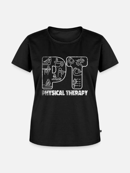 Physio Praxis Physiotherapie - Frauen Premium Bio T-Shirt - Schwarz