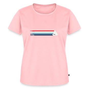 J’en ai assez de faire de la voile Voilier Skipper - T-shirt Premium bio Femme - rose - Devant - AI Model Female 172 dark (172cm)