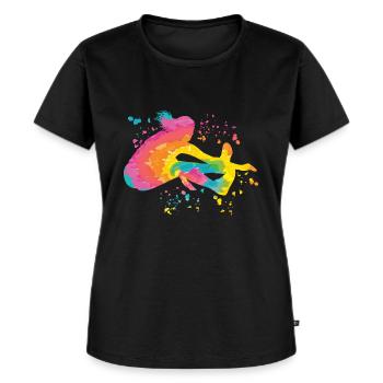 Long Jumpers Long Jump Kids Long Jump - Women's Premium Organic T-shirt - black - Front - Selfina (174cm)
