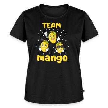 Mango - Frauen Premium Bio T-Shirt - Schwarz - Vorne - Selfina (174cm)