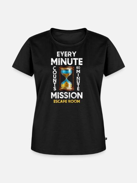 Escape Room - Frauen Premium Bio T-Shirt - Schwarz