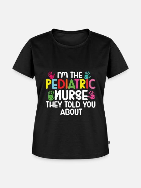 Kinderkrankenschwester - Frauen Premium Bio T-Shirt - Schwarz