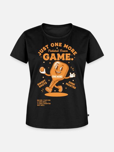Pickleball-lustiger Pickleball-Pickleball - Frauen Premium Bio T-Shirt - Schwarz
