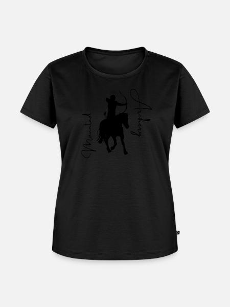 Berittener Bogenschütze schwarz - Frauen Premium Bio T-Shirt - 