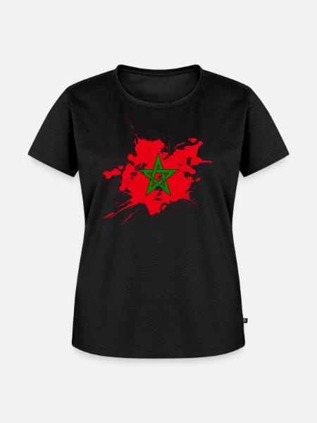 Marokko - Frauen Premium Bio T-Shirt - Schwarz