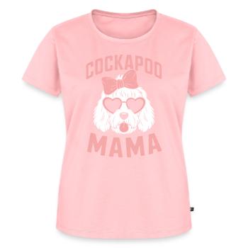 Cockapoo disant maman drôle Cockapoo cadeau - T-shirt Premium bio Femme - rose - Devant - AI Model Female 172 dark (172cm)