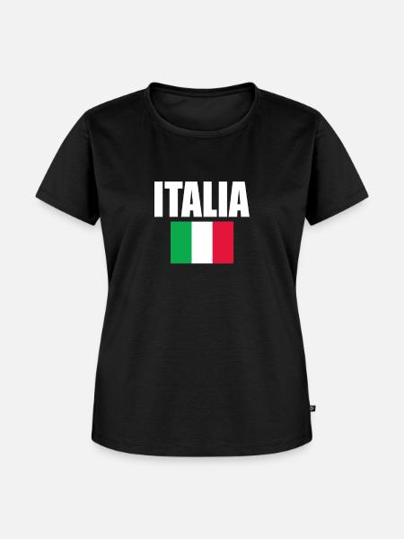 Italia - Frauen Premium Bio T-Shirt - Schwarz