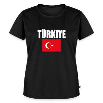 Turquie - T-shirt Premium bio Femme - noir - Devant - Selfina (174cm)