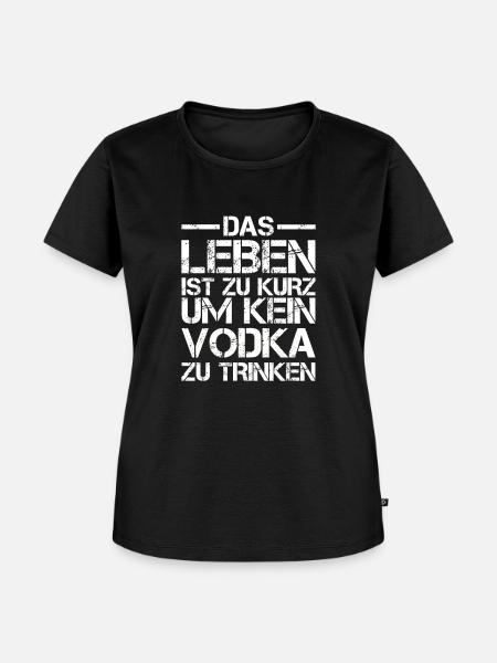 Vodka - Frauen Premium Bio T-Shirt - Schwarz
