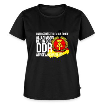 RDA - T-shirt Premium bio Femme - noir - Devant - Selfina (174cm)