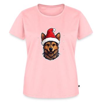 Chien de berger - T-shirt Premium bio Femme - rose - Devant - AI Model Female 172 dark (172cm)