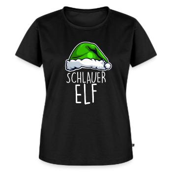 Onze intelligent - T-shirt Premium bio Femme - noir - Devant - Selfina (174cm)