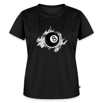 Billard - Frauen Premium Bio T-Shirt - Schwarz - Vorne - Selfina (174cm)