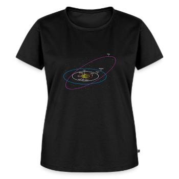 Astronomie - Frauen Premium Bio T-Shirt - Schwarz - Vorne - Selfina (174cm)