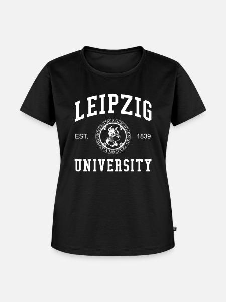 LEIPZIG UNIVERSITY - Frauen Premium Bio T-Shirt - Schwarz