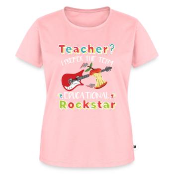 Lehramt an Schulen - Frauen Premium Bio T-Shirt - Rosa - Vorne - AI Model Female 172 dark (172cm)
