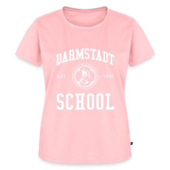 Darmstadt School Universität Hochschule University - Women's Premium Organic T-shirt - rose - Front - AI Model Female 172 dark (172cm)