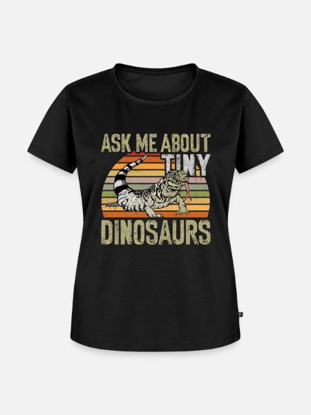 Tegu Eidechse Reptil Herpetologe - Frauen Premium Bio T-Shirt - Schwarz