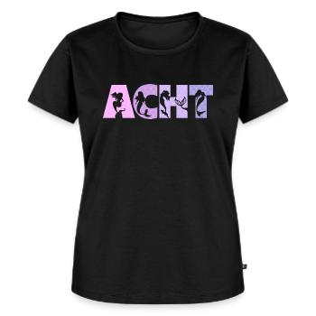 Geburtstag Mädchen 8 Jahre alt Nixe Meerjungfrau - Frauen Premium Bio T-Shirt - Schwarz - Vorne - Selfina (174cm)