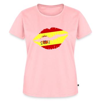Spain - Women's Premium Organic T-shirt - rose - Front - AI Model Female 172 dark (172cm)