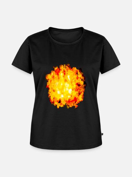 Kleine Explosion - Frauen Premium Bio T-Shirt - Schwarz