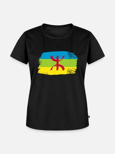 Amazigh - Frauen Premium Bio T-Shirt - Schwarz