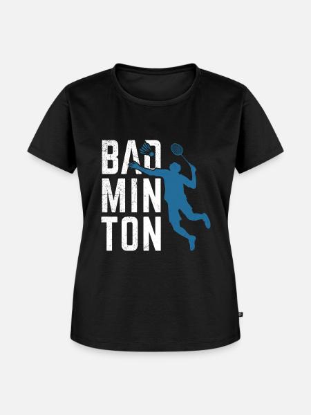 Badminton Sport - Frauen Premium Bio T-Shirt - Schwarz