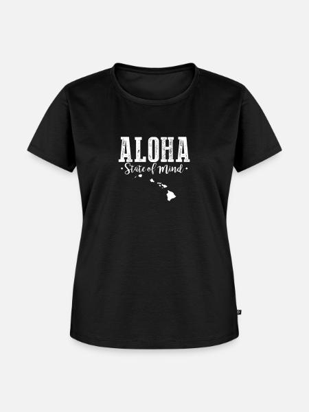 Hawaii - Frauen Premium Bio T-Shirt - Schwarz