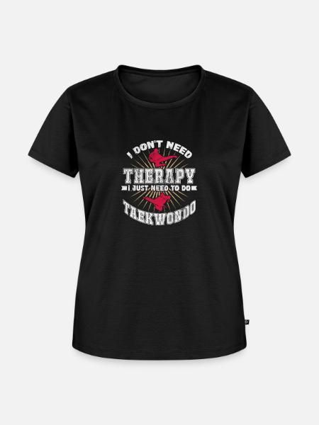 Taekwondo - Frauen Premium Bio T-Shirt - Schwarz