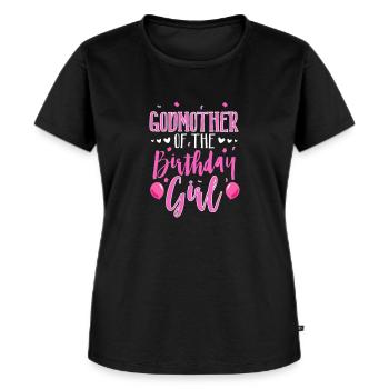 Patin - Frauen Premium Bio T-Shirt - Schwarz - Vorne - Selfina (174cm)
