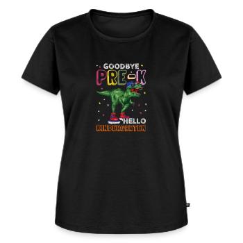 École maternelle - T-shirt Premium bio Femme - noir - Devant - Selfina (174cm)