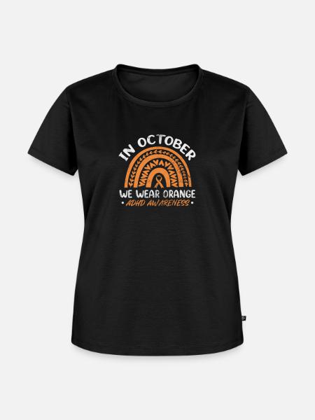 ADHS - Frauen Premium Bio T-Shirt - Schwarz
